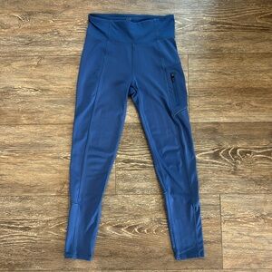 Gap Girls Leggings Periwinkle Blue Size Large 10-11 Yoga Dance Running Workout